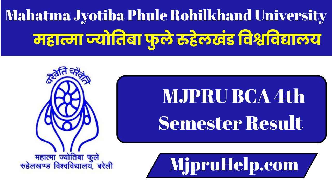 MJPRU BCA 4th Semester Result 2025